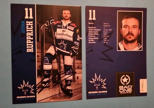 Del eishockey autogrammkarte - del,