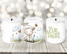 Spardose „Zur Taufe“ mit