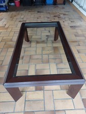 couchtisch holz gebraucht, Eiche dunkel, moderne Form, Maße:145x85x47 (LBH)