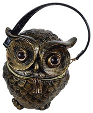 Designer Handtasche Eule Gold