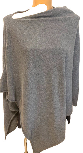 Cashmere mongolia poncho - cashmere,