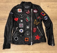 Damen Biker- Lederjacke/ Giorgio Brato/ Größe Deutsch 38