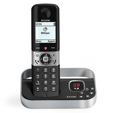 Alcatel F890 Voice Schnurlostelefon mit Anrufbeantworter schwarz erweiterbar