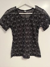 Spinnen Hexen Shirt Schwarz Gr40/42 eng