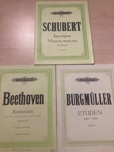 Noten konvolut klavier edition - konvolut,