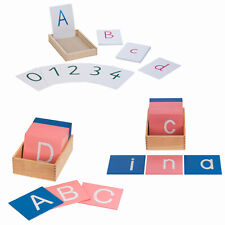 Buchstaben schreiben lernen – erfolgreich mit Montessori Sandpapierbuchstaben