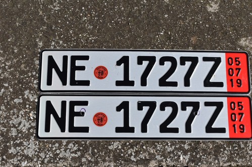 Kfz kennzeichen nummerschilder - kfz,