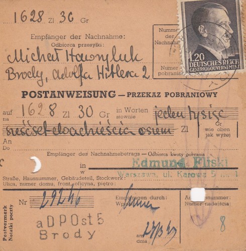 Postanweisung - gg,