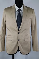 Montego beiges Sakko Gr.48/S Baumwolle Elasthan Top Zustand