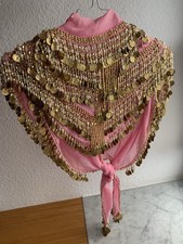 Rosa bauchtanz gürtel tuch - bauchtanz, gürtel/
