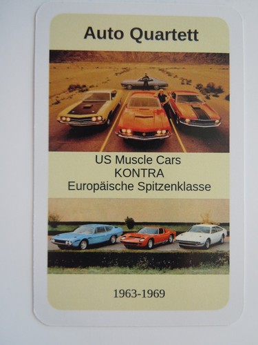 Auto quartett muscle cars - quartett, us