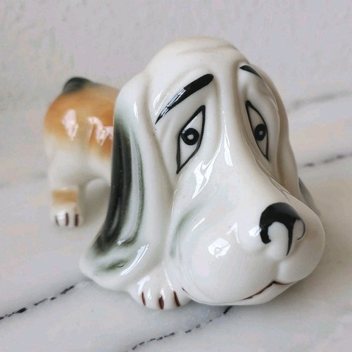 Porzellanhund basset liegend - porzellanhund,