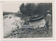 Foto bei Charkow Wehrmacht PKW im Schlamm, Tarn,camo 2.WK (7201a)