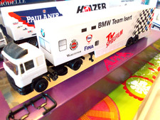 STW Renntransporter MAN F 90 " BMW  ISERT - TV Spielfilm #OVP#Alpha /Albedo#1:87