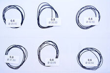 1x O Ring Armbanduhren deckel dichtung Schnurstärke 0.6 mm wasserdicht ring