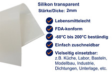 Silikon-Platte 60 Shore