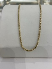 585 GOLD Kette 5,2gramm.60cm.Neue Halskette+Etikett.14KT Gold.Gelbgold Halskette