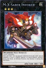 YuGiOh M-X-Saber Invoker BLLR-EN063 Secret Rare Englisch Excellent 1st