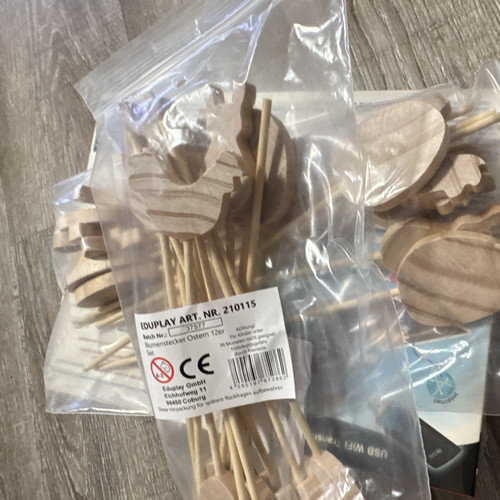 Hobby art holzstecker - hobby, blume