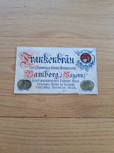 Bieretikett frankenbräu - ☆☆bieretikett,