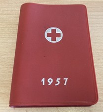 DRK Taschenjahrbuch (Kalender) 1957. Generalsekretariat Deutsches Rotes Kreuz