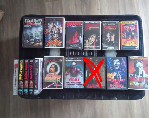 Vhs sammlung zombie gore - -, zombie,