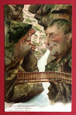 Künstler AK Verlag Killinger Zürich um 1900 Berggesichter Gornerschlucht ( 65922