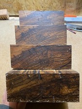 Zebrano 4 Stück  170x170x68mm