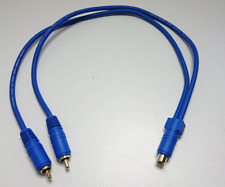 Boa Y Kabel 2x Cinch-Stecker an Cinch Kupplung Hochwertig neu Endstufe Auto