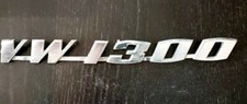 Original VW 1300 Typenschild Schriftzug 70er Jahre Oldtimer-Emblem für VW Käfer