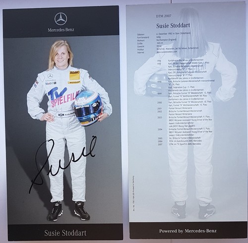 Autogrammkarte susie stoddart - susie,
