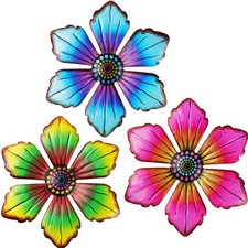 Metallblumen wanddekoration - metallblumen,