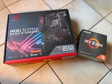 ASUS ROG Strix B550-E Gaming Mainboard mit AMD Ryzen 5600X CPU, Bundle