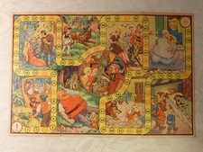 altes Spielbrett altes Spiel Gesellschaftsspiel Die Reise durchs Märchenland DDR