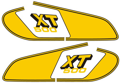 Xt500 tankdekor 1979 gelb - xt500,