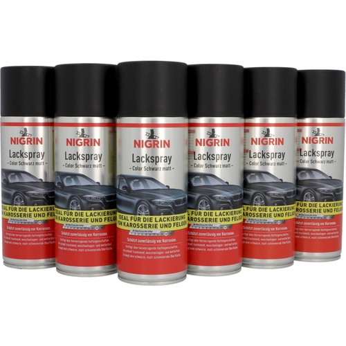Matt lack schwarz - schwarz, lackspray