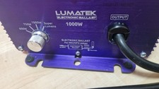 Lumatek EVSG 600 bis 1000 Watt NDL LK1TH240 Grow Natriumdampflampe Blütelampe 