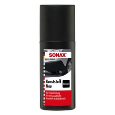 SONAX Kunststoff Neu Farbauffrischer schwarz 100ml Kunststoffpflege Auffrischung
