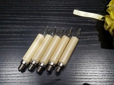 5 Schaftkerzen 14V / 3W Ersatzlampe für 16er Kette Weihnachtsbaumbeleuchtung DDR