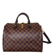 Louis Vuitton Speedy 30 Bandoulière Damier Ebene N40590 Braun Fullset /