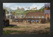 Western Turnier gerahmtes