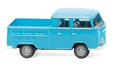 Wiking 031404 - 1/87 VW T2 Doppelkabine - eisblau - Neu