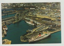 Arthur Dixon Postkarte, Luftaufnahme der Southampton Docks