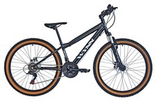 WYNN Mountainbike 26 Zoll DIRT1.0 schwarz Rahmenhöhe 33 cm Damen Herren 18 Gänge