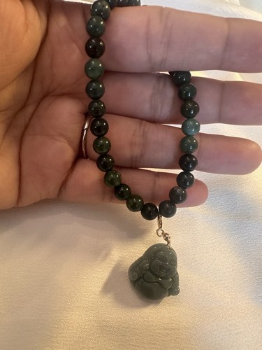 Jade buddha charm - charm, anhänger