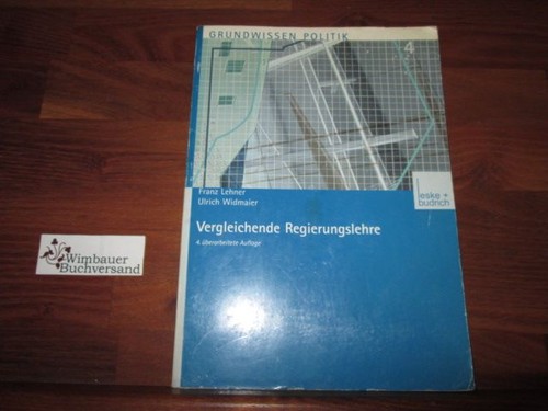 Vergleichende regierungslehre - vergleichende,