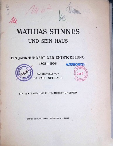 Mathias stinnes und - mathias,