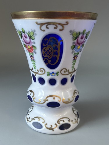 Biedermeier vase bohemia - biedermeier,