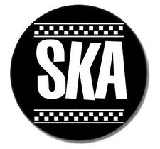 SKA Button Pin NEU 2,5cm Rude