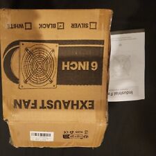 Metall Abluftventilator Wandmontage Lüftungsventilator Geräuscharm 6 Zoll/150 mm